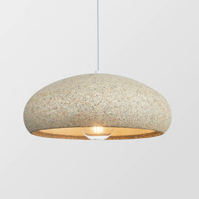 Creative Stone Beige Pendant Light For Dining Room