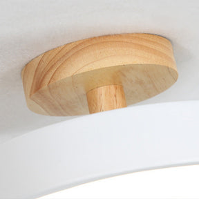 Simple Wooden Finish LED Ceiling Lights