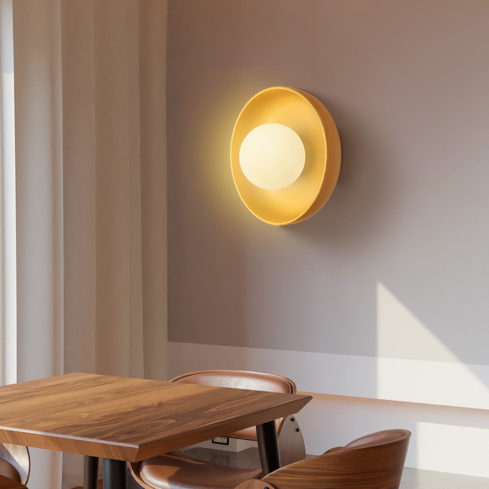 Minimalist Ceramic Stained Wall Light