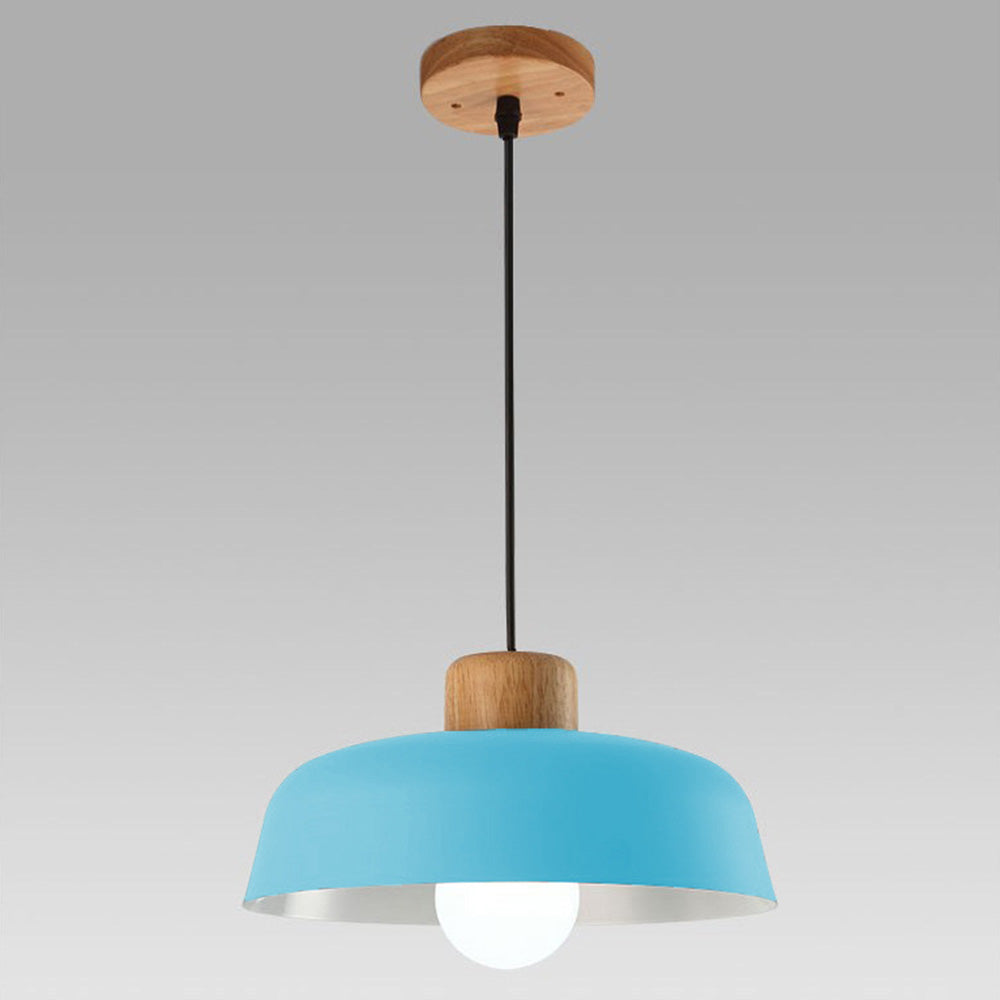 Nordic Small Stained Aluminium Pendant Lamp