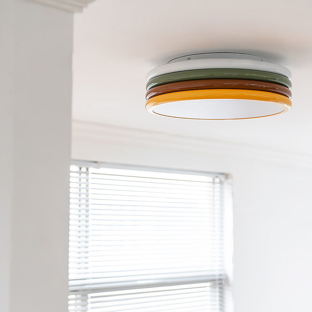 Contemporary Colorful Dome Ceiling Lamp