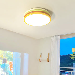 Contemporary Colorful Dome Ceiling Lamp