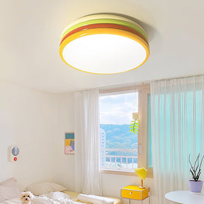 Contemporary Colorful Dome Ceiling Lamp