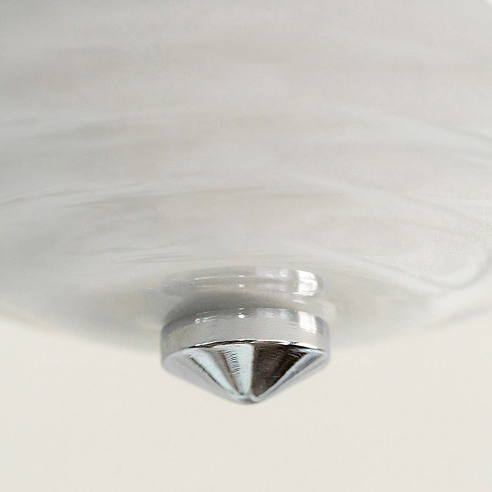 Nordic Chrome Simple LED Ceiling Lamp