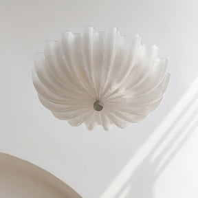 Creamy White Glass Ceiling Light