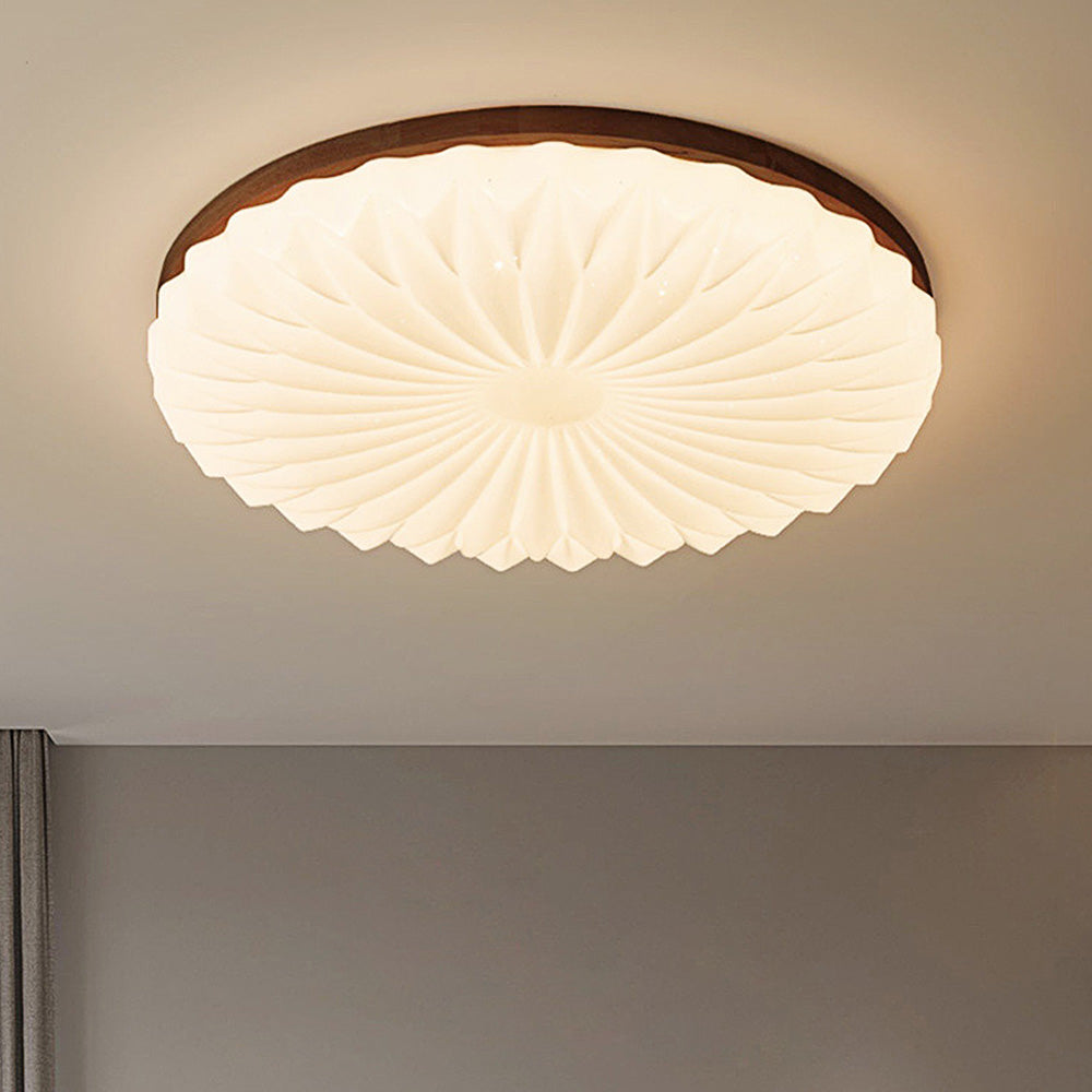 French Cream White Led Ceiling Light