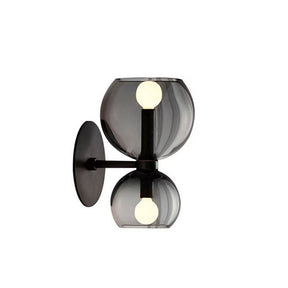 Creative Modern 2 Heads Glass Wall Lamp