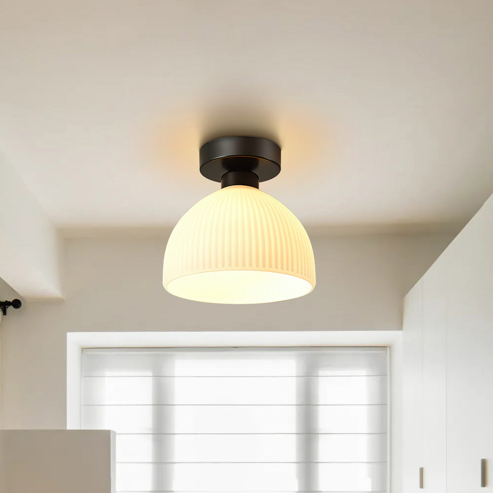 Elegant White Mini Hallway Ceiling Light