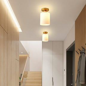Elegant White Mini Hallway Ceiling Light