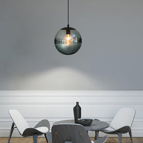 Nordic Clear Glass Ball Stained Pendant Light