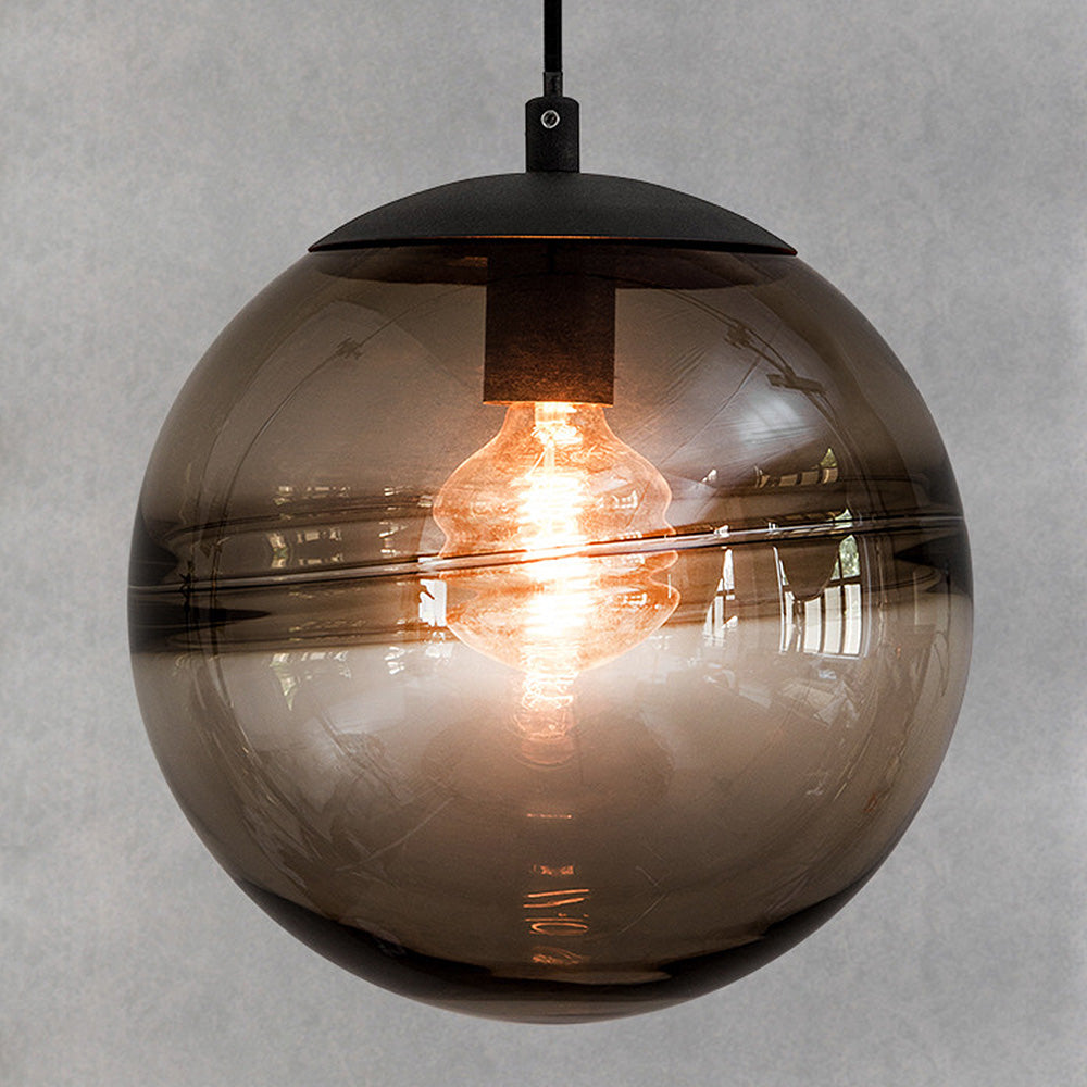 Nordic Clear Glass Ball Stained Pendant Light