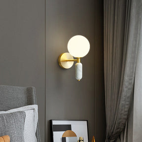 Contemporary Marble Bedside Wall Light