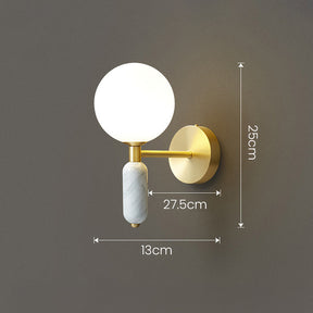 Contemporary Marble Bedside Wall Light