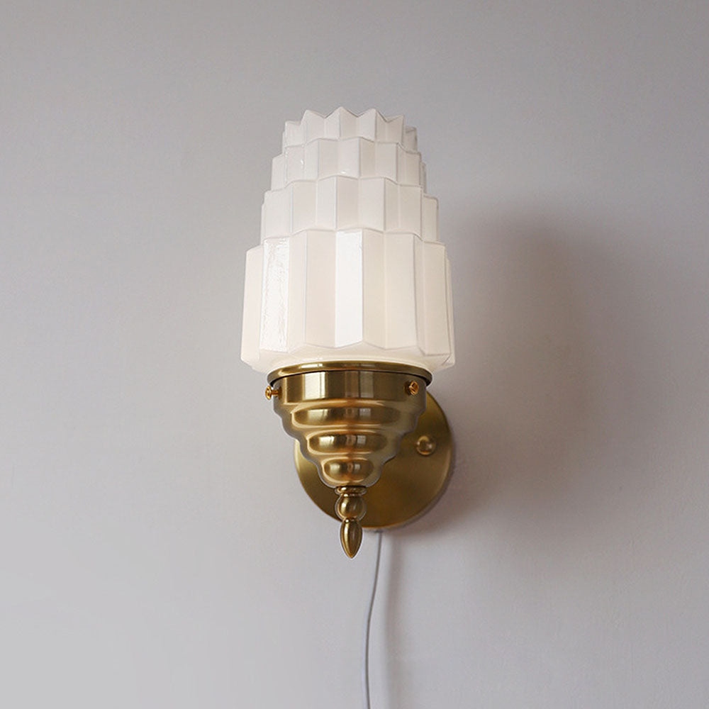 Stylish Art Decor White Shade Nordic Wall Light