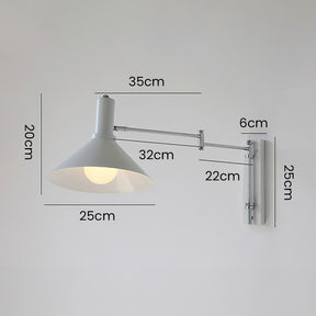 Contemporary Rotatable Iron Wall Light