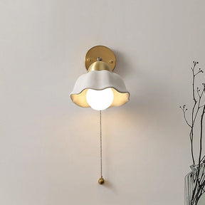 French White Adjustable White Wall Light