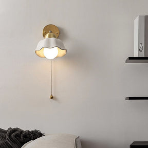 French White Adjustable White Wall Light