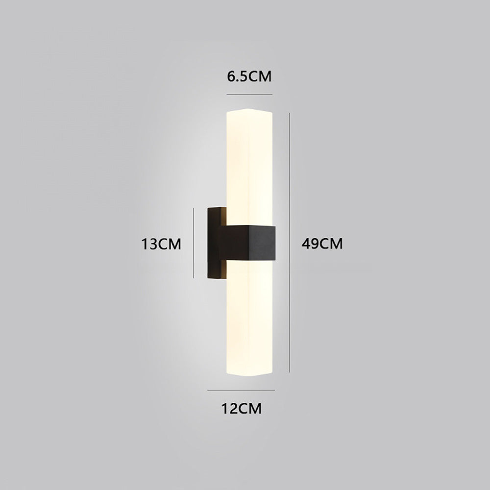 Minimalist Prismatic Metal Wall LED Light