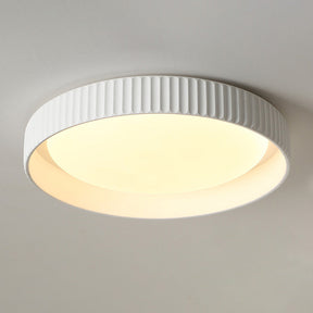 Industrial Cement Flush Mount Ceiling Light