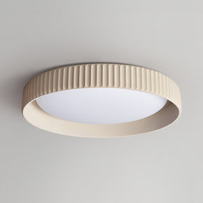 Industrial Cement Flush Mount Ceiling Light