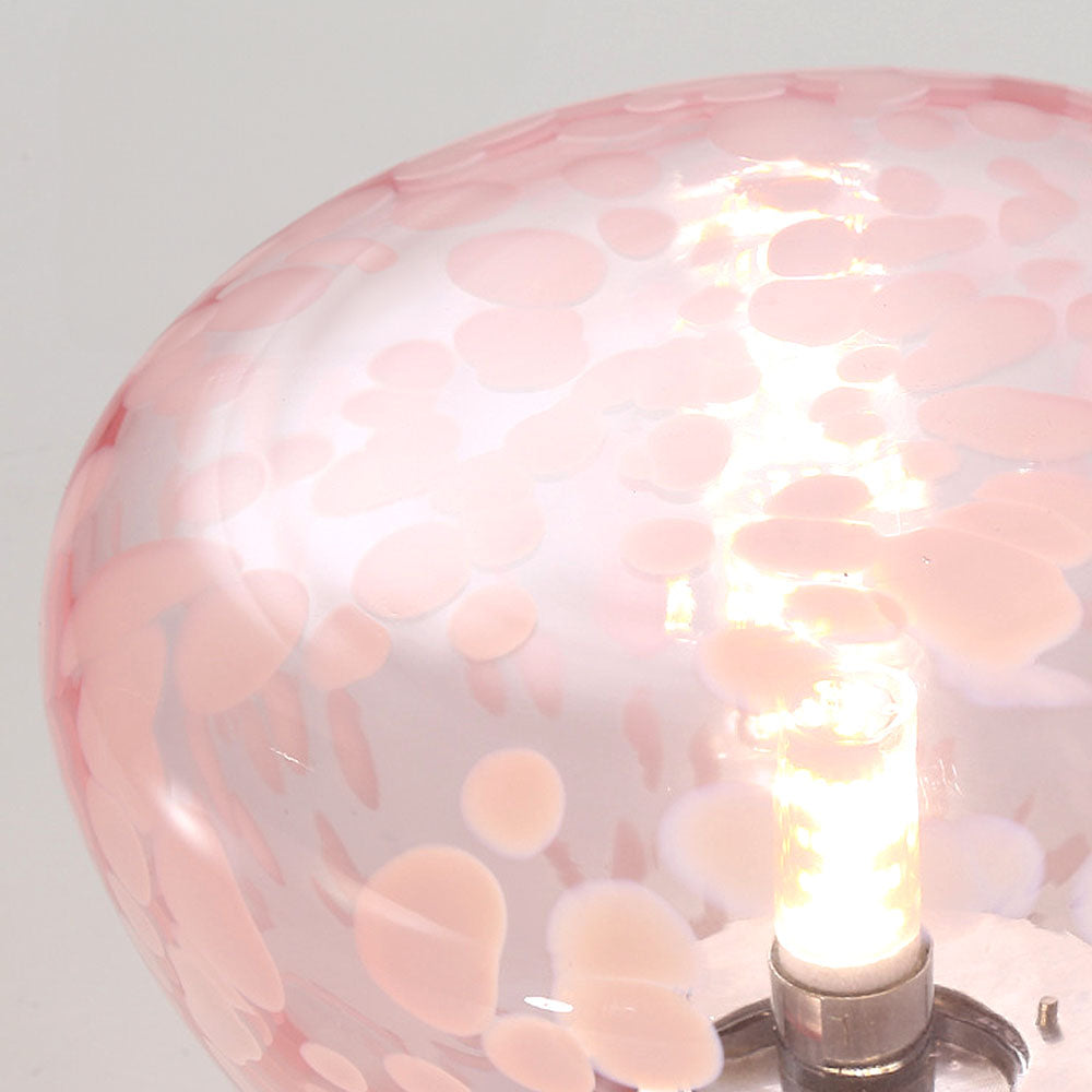 Modern Pink Glass Hallway Ceiling Light