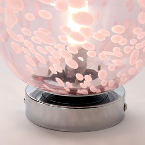 Modern Pink Glass Hallway Ceiling Light