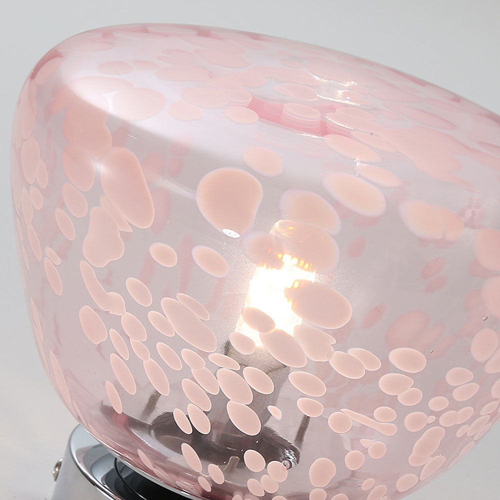 Modern Pink Glass Hallway Ceiling Light