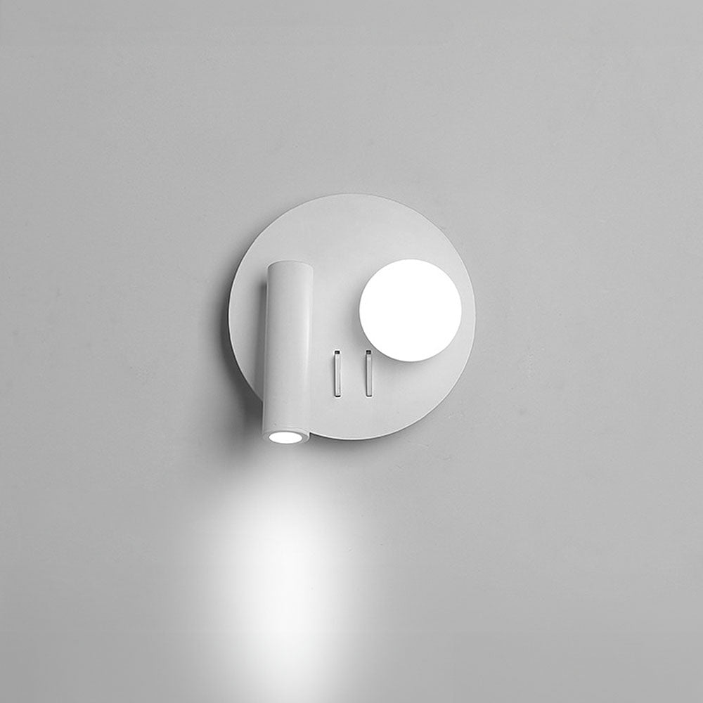 Simple Rotation 2-Lights Downlight Ball LED Wall Sconces -Lampsmodern