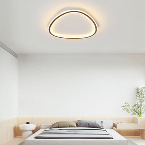 Nordic Oval Black LED Ceiling Light