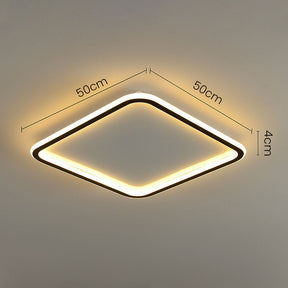 Geometry Square Hollow LED Ceiling Light