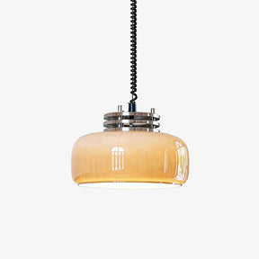 Minimalist Coffee Adjustable Glass Pendant Light -Lampsmodern