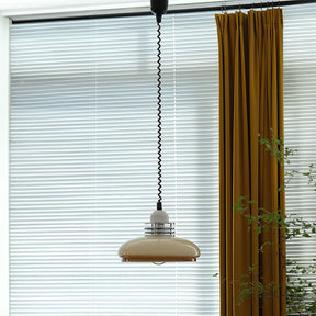 Bauhaus Glass Disc Stylish Pendant Light -Lampsmodern