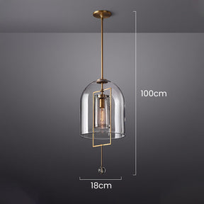 Simple Brass Kitchen Island Rod Pendant Light -Lampsmodern