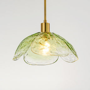 Creative Flower Petal Bedside Rod Pendant Light -Lampsmodern