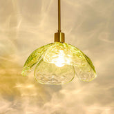 Creative Flower Petal Bedside Rod Pendant Light -Lampsmodern