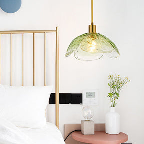 Creative Flower Petal Bedside Rod Pendant Light -Lampsmodern