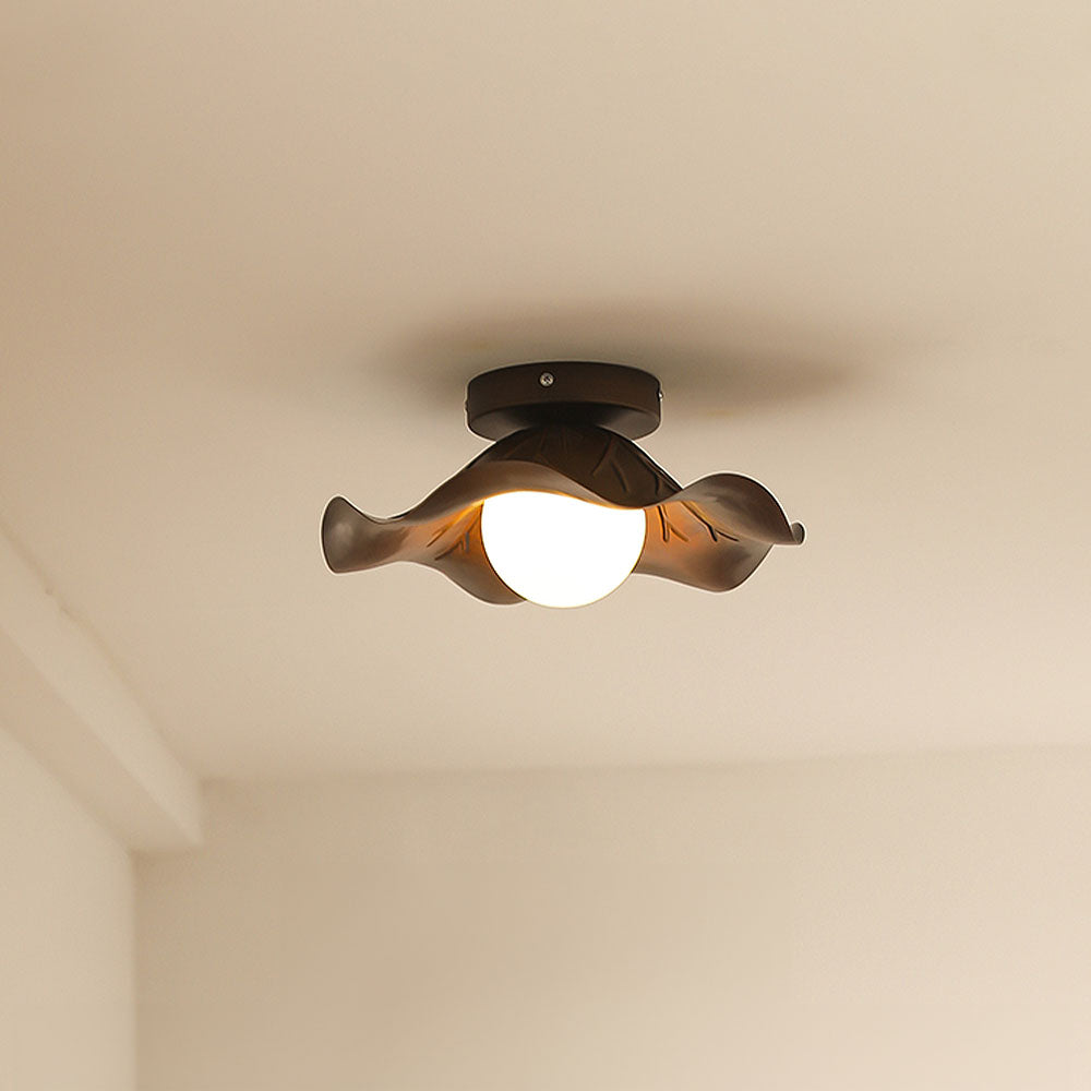 Iron Art Living Room Brown Ceiling Light