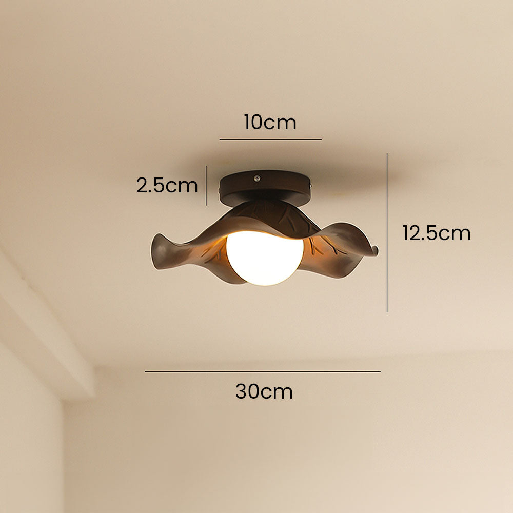 Iron Art Living Room Brown Ceiling Light