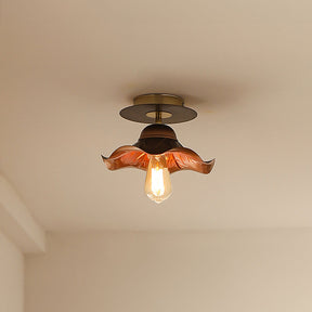 Iron Art Living Room Brown Ceiling Light