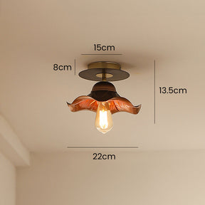 Iron Art Living Room Brown Ceiling Light