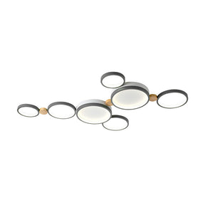 Creative Circle Iron LED Bedroom Ceiling Light