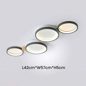 Creative Circle Iron LED Bedroom Ceiling Light