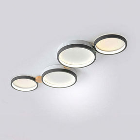 Creative Circle Iron LED Bedroom Ceiling Light