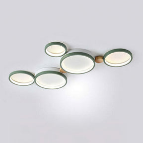 Creative Circle Iron LED Bedroom Ceiling Light