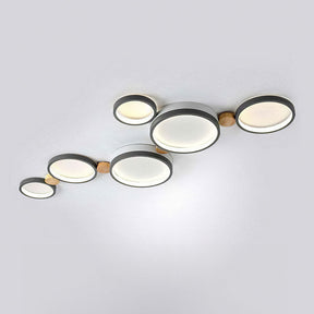 Creative Circle Iron LED Bedroom Ceiling Light