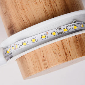 Linear Wood LED Bathroom Vanity Wall Light