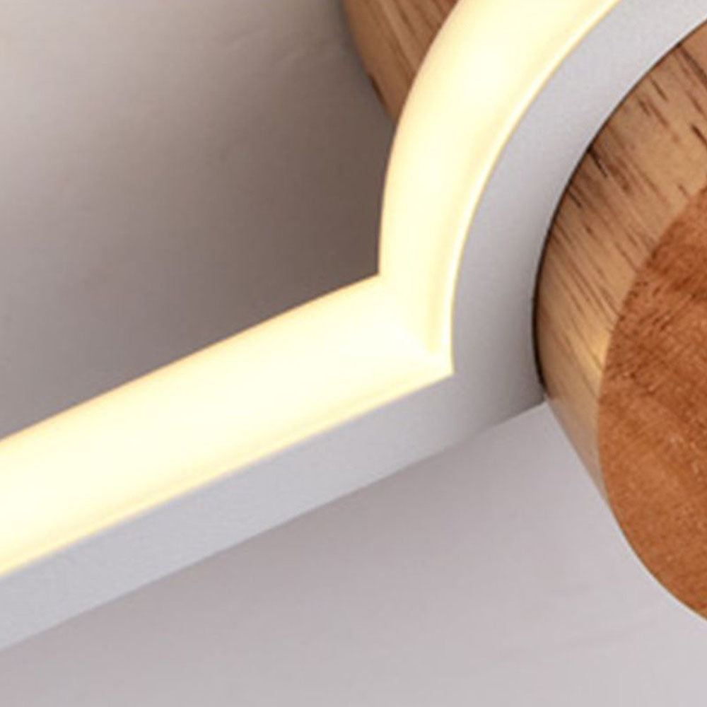 Linear Wood LED Bathroom Vanity Wall Light