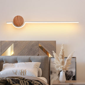 Linear Wood LED Bathroom Vanity Wall Light