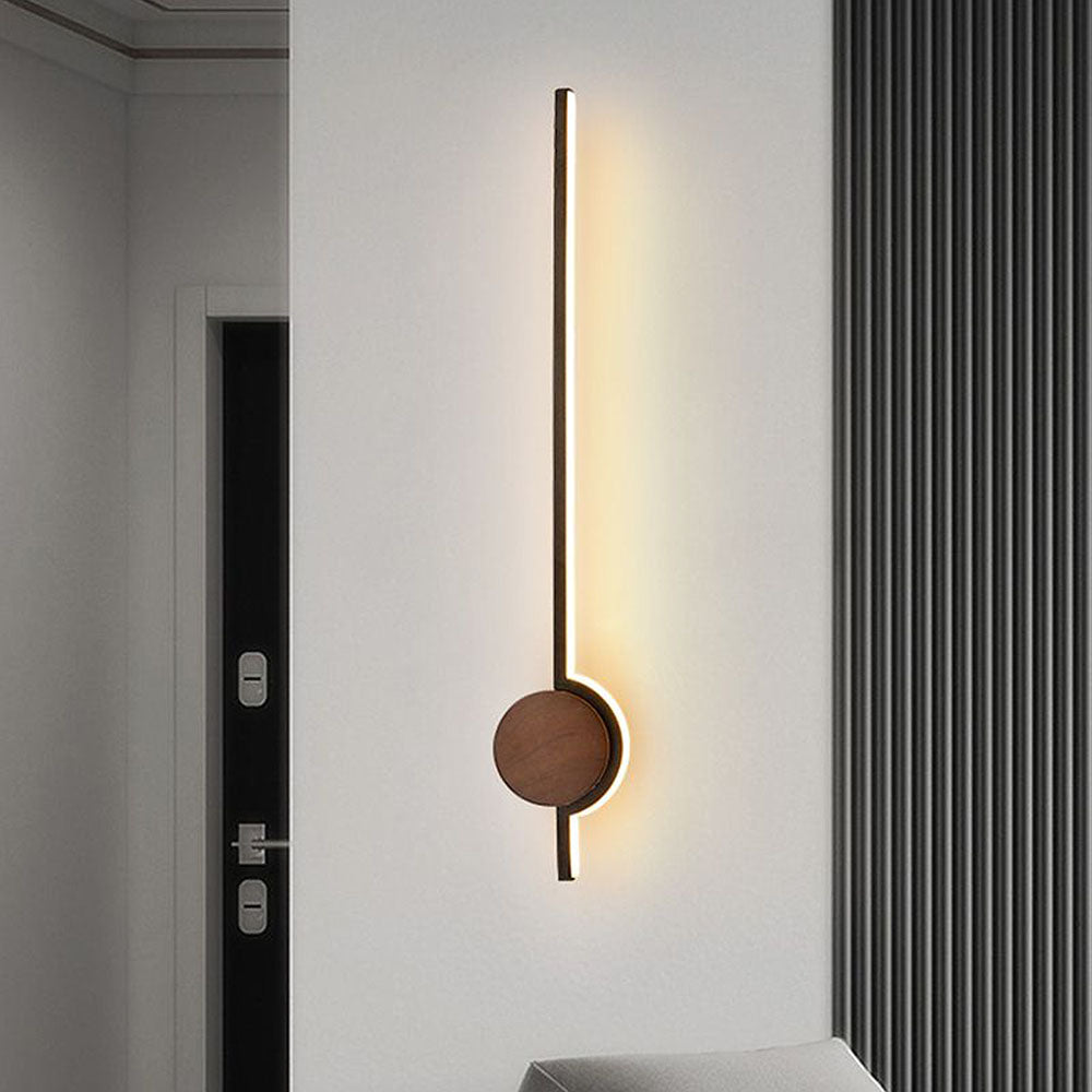 Linear Wood LED Bathroom Vanity Wall Light