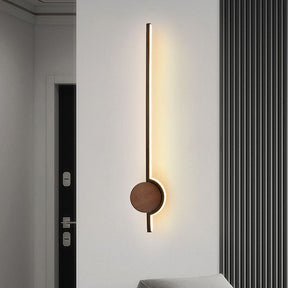 Linear Wood LED Bathroom Vanity Wall Light